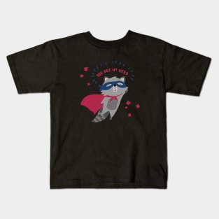 Hero Raccoon Kids T-Shirt